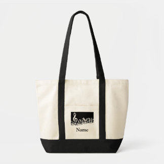 Sjabloon Canvas tas muziekdocent