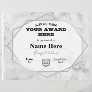 Sjabloon certificaat