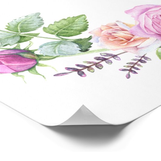 Sjabloon Chalkboard maakt uw eigen Poster afdrukke (Hoek)