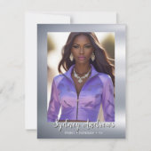 Sjabloon compcard voor modellen van Shining Stars (Voorkant)