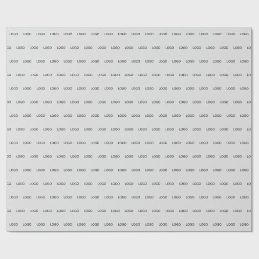 Sjabloon Corporate Logo - Verspreide rijen Cadeaupapier (Vlak)