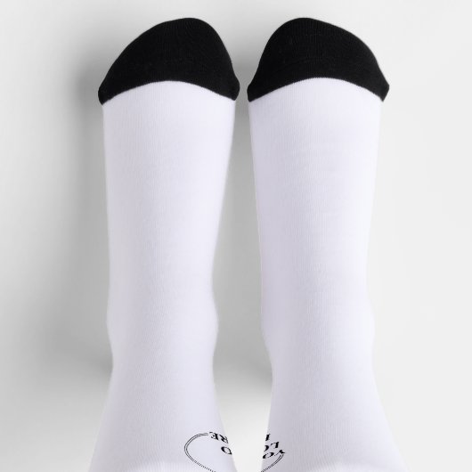 Sjabloon Creëer Uw Eigen Geschenk Idee Sokken (Top)