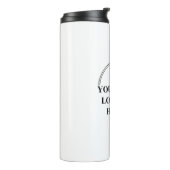 Sjabloon Creëer Uw Eigen Geschenk Idee Thermosbeker (Gedraaid links)