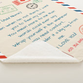 Sjabloon Custom Text Sherpa Blanket – We Love You Sherpa Deken (3/4)