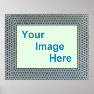 Sjabloon Decoratieve Poster Border