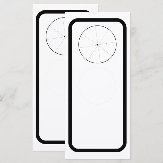 Sjabloon deurhangar (Voorkant / Achterkant)