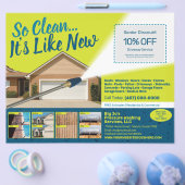 Sjabloon drukventilator flyer (Enkel)