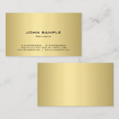 Sjabloon Elegant Gold look Professional Moderne to Visitekaartje (Voorkant / Achterkant)