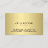 Sjabloon Elegant Gold look Professional Moderne to Visitekaartje (Voorkant)