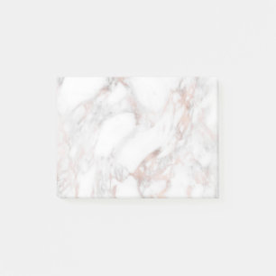 Sjabloon Elegant Roos Marble Background Moderne Post-it® Notes