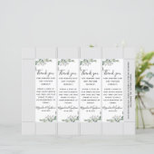 Sjabloon Eucalyptus Wedding Photo Booth Insert (Staand voorkant)