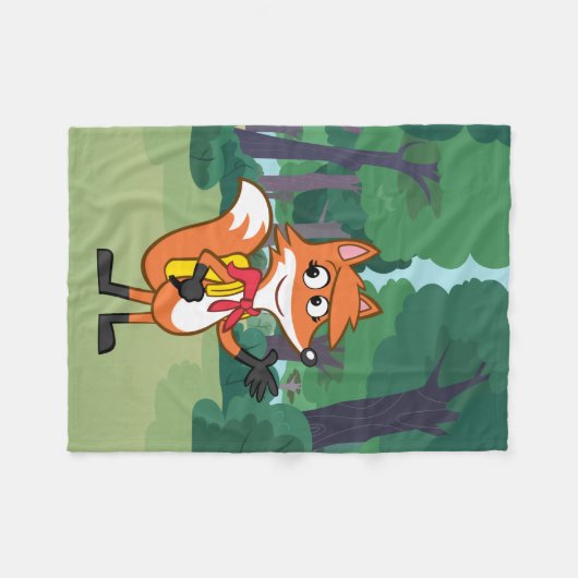 sjabloon fleece deken (Voorkant (Horizontaal))