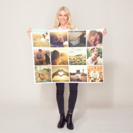 sjabloon fleece deken