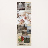 Sjabloon Fotocollage Aangepaste naam Schattige Yogamat (Voorkant)