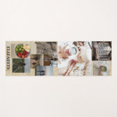 Sjabloon Fotocollage Aangepaste naam Schattige Yogamat (Voorkant (horizontaal))