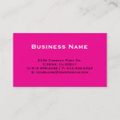 Sjabloon | Fotografie - Foto Visitekaartje (Achterkant)