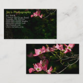 Sjabloon Fotografie Visitekaartjes (Voorkant / Achterkant)