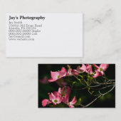 Sjabloon Fotografie Visitekaartjes (Voorkant / Achterkant)