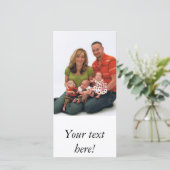 Sjabloon fotokaart (Staand voorkant)