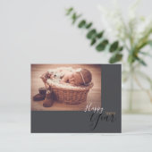 Sjabloon Gelukkig Nieuwjaar-foto (Staand voorkant)