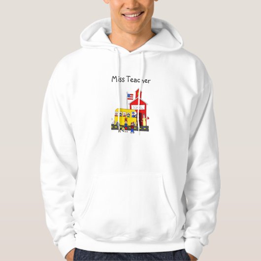 Sjabloon gepersonaliseerd Sweatshirt voor de leraa (Voorkant)