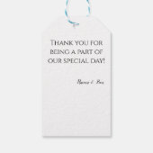 Sjabloon Gift Label Cadeaulabel (Achterkant)