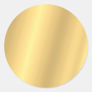 Sjabloon Glamour Elegant Blanco Nepgoud Ronde Sticker