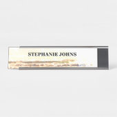 Sjabloon Golden Sunset Sparking Bureau Naambordje (Voorkant)