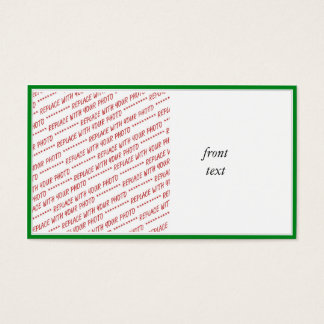 Sjabloon groen bijgesneden rand visitekaartje