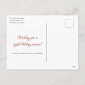 Sjabloon groene deur voor kerstvakantie (Achterkant)