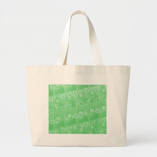 Sjabloon Grote Tote Bag (Voorkant)
