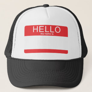 Sjabloon Hallo mijn naam is Trucker Pet