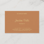 Sjabloon Handschrift Moderne Professionele Luxe Visitekaartje (Achterkant)