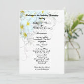 Sjabloon Hawaiian Plumeria Program (Staand voorkant)