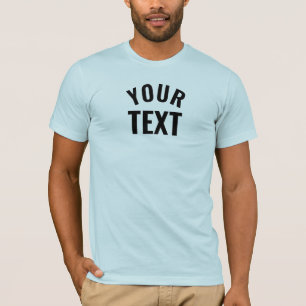 Sjabloon Heren Bella+Canvas Korte Mouwen Lichtblau T-shirt