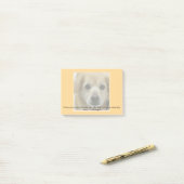 Sjabloon - het Afbeelding van het Pet en Citaat (o Post-it® Notes (Op bureau)