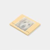 Sjabloon - het Afbeelding van het Pet en Citaat (o Post-it® Notes (Schuin)