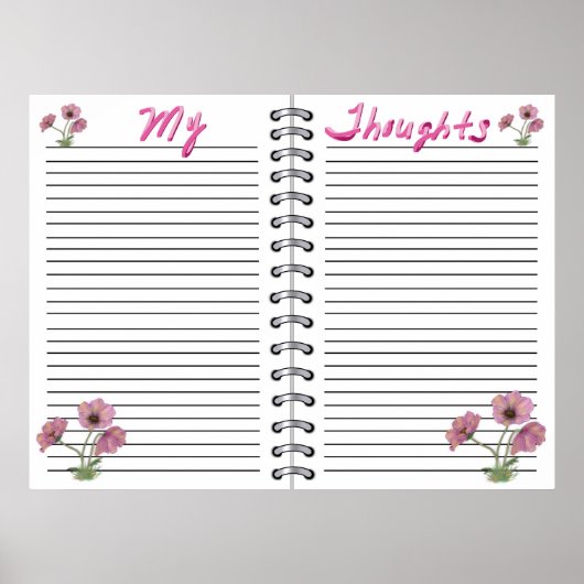 Sjabloon invoegtoepassing digitale planner poster (Voorkant)