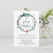 Sjabloon kerstmis uitnodiging (Staand voorkant)