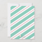 Sjabloon kerstmis uitnodiging (Achterkant)