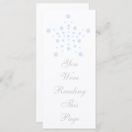 Sjabloon kerstStar-Bladwijzer (Voorkant / Achterkant)