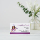 Sjabloon Kinderfeestgebanner Visitekaartje (Staand voorkant)