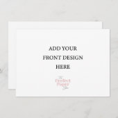 Sjabloon kleine uitnodiging (4.5 x 6.25) (Voorkant / Achterkant)