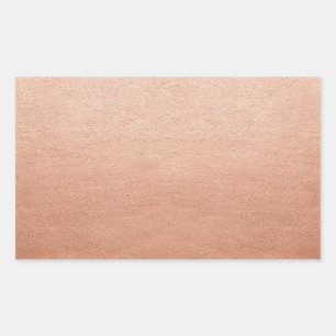 Sjabloon koper nepfolie Elke tekst of logo Rechthoekige Sticker