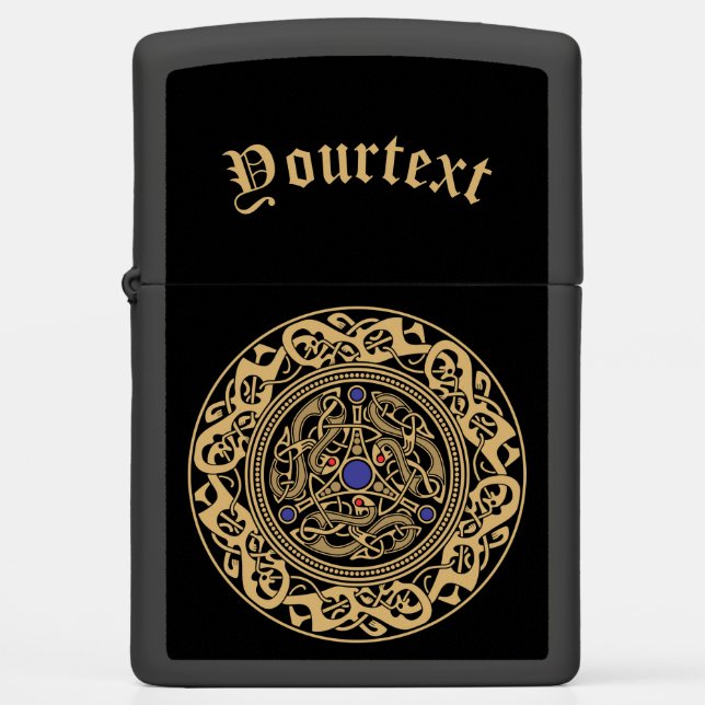 Sjabloon kunstontwerp voor de oude Viking (Voorkant)