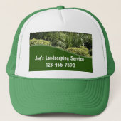 Sjabloon landschapsarchitectuur trucker pet (Voorkant)