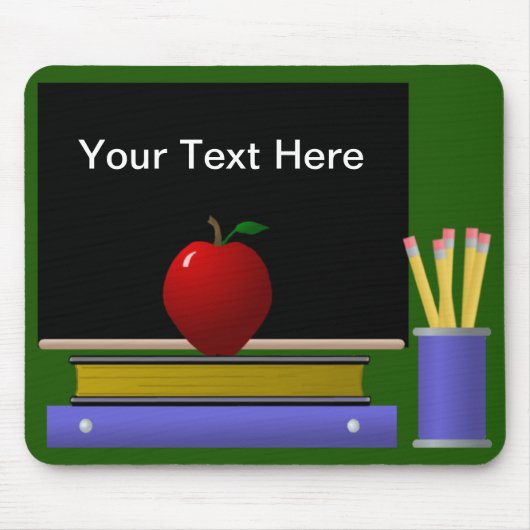Sjabloon leraar Mousepad Muismat (Voorkant)