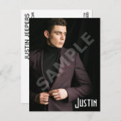 Sjabloon Mannelijke modelkopkaarten Briefkaart (Voorkant / Achterkant)