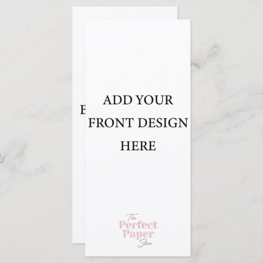 Sjabloon menu (4 x 9) (Voorkant / Achterkant)