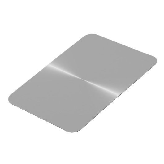 Sjabloon met een glanzend staalmetaal magneet (Linkerzijde)